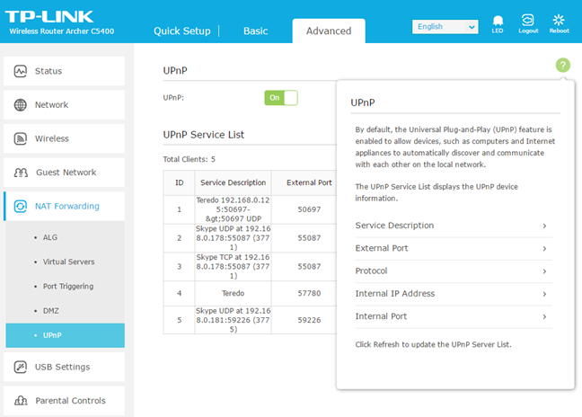 TP-LINK Archer C5400, เราเตอร์