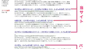 パクリサイトがトップ10にランクイン