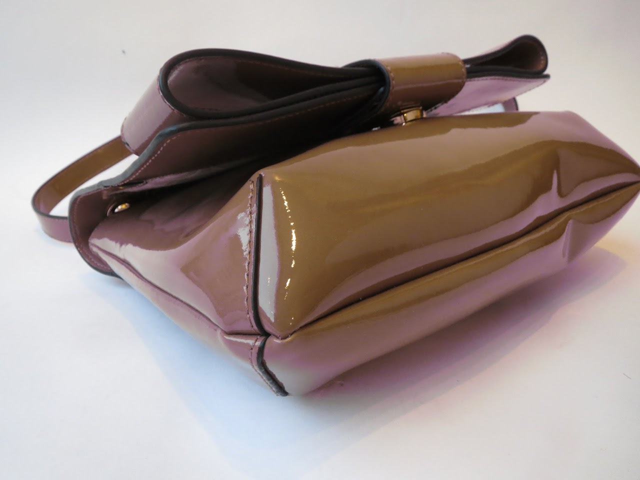 Orla Kiely Patent Leather Shoulder Bag
