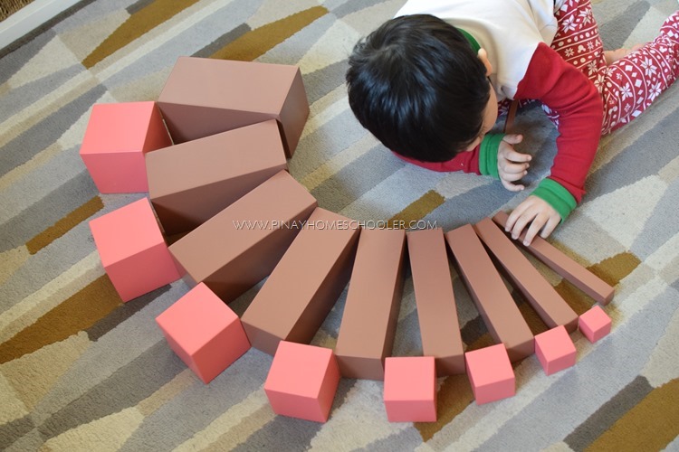 Montessori Sensorial The Brown Stairs