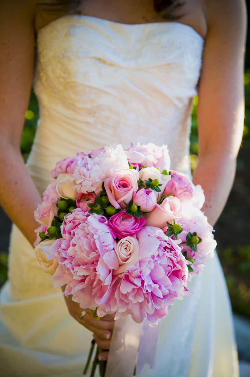 pink wedding pictures