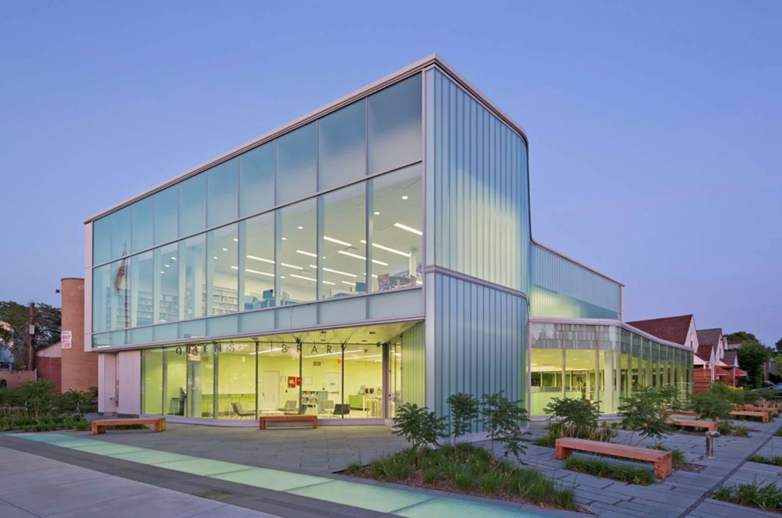 Glen Oaks Branch Library by Marble Fairbanks