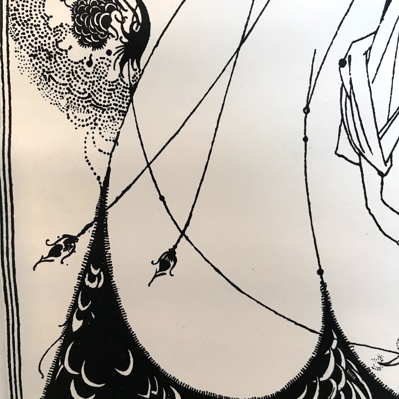 Aubrey Beardsley 'The Peacock Skirt' Print