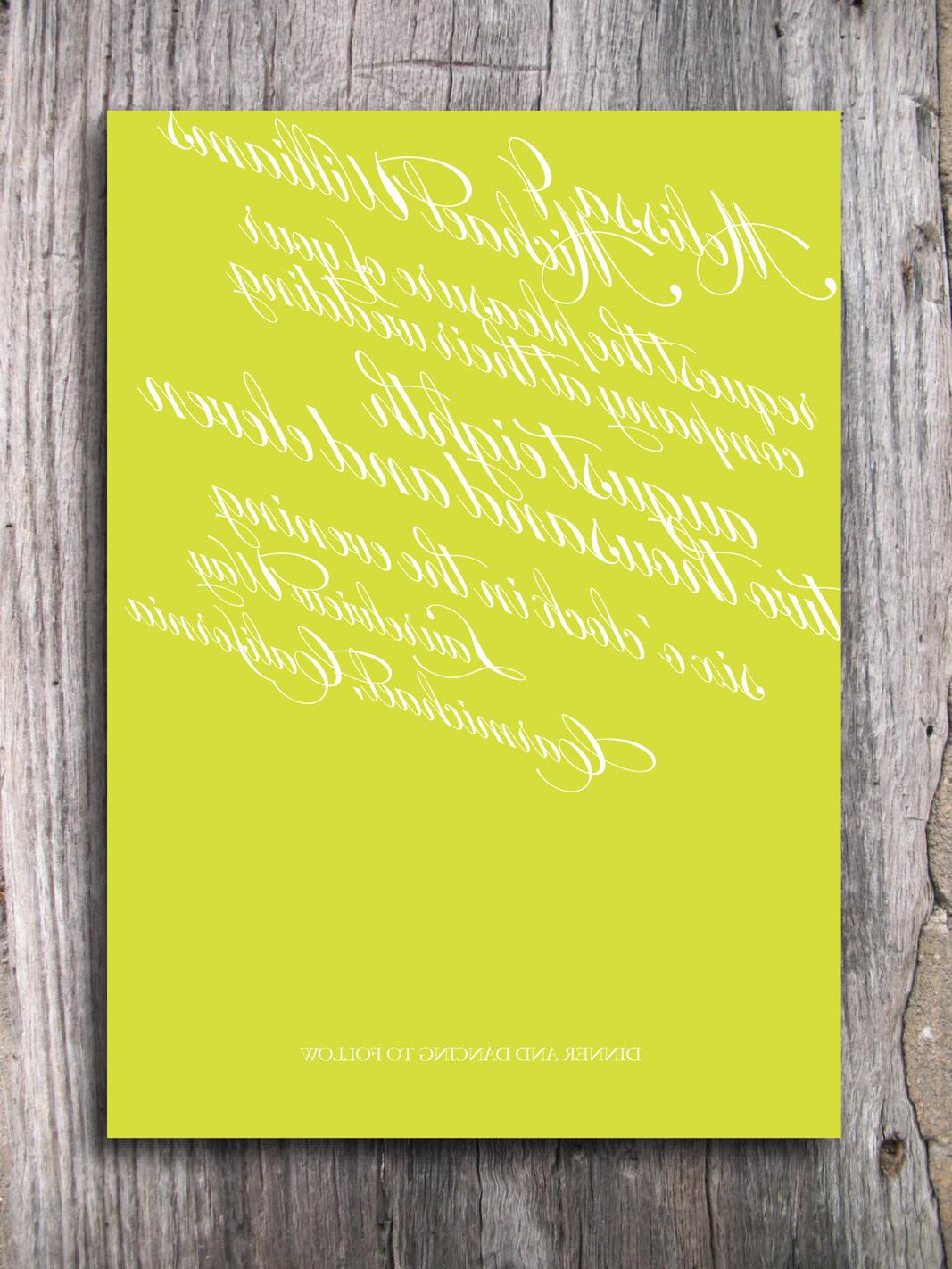 Wedding Invitation - All