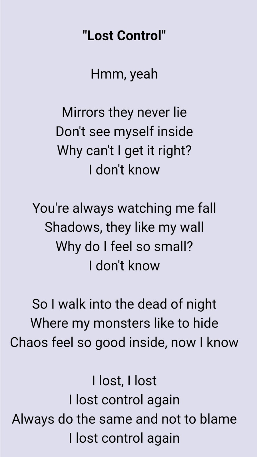 Alan Walker's Lyrics in English