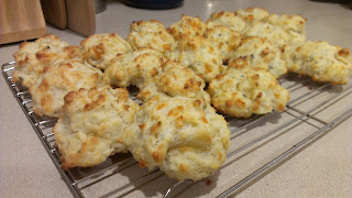 Cheese and garlic biscuits