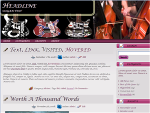 Music Instruments Wordpress Theme