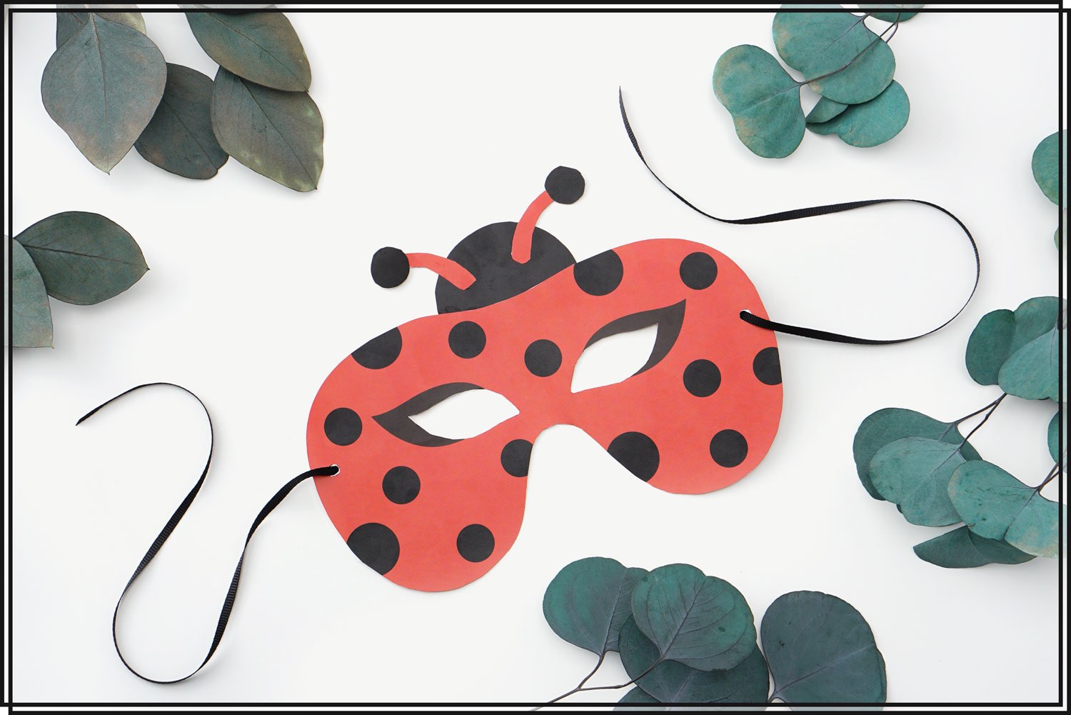 printable lady bug masks for birthday party