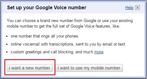 คลิกที่ตัวเลือก “ฉันต้องการหมายเลขใหม่”