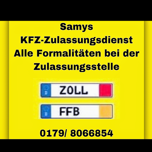 Samys KFZ-Kennzeichenservice & Zulassungsdienst FFB