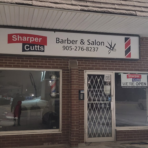 Sharpercutts barbers & salon logo