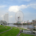 giant ferris wheel in Yokohama, Japan 