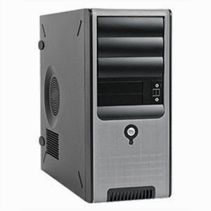  IN-WIN 350W TAC 2.0 ATX Mid Tower Case, Black/Silver C583.CH350TB