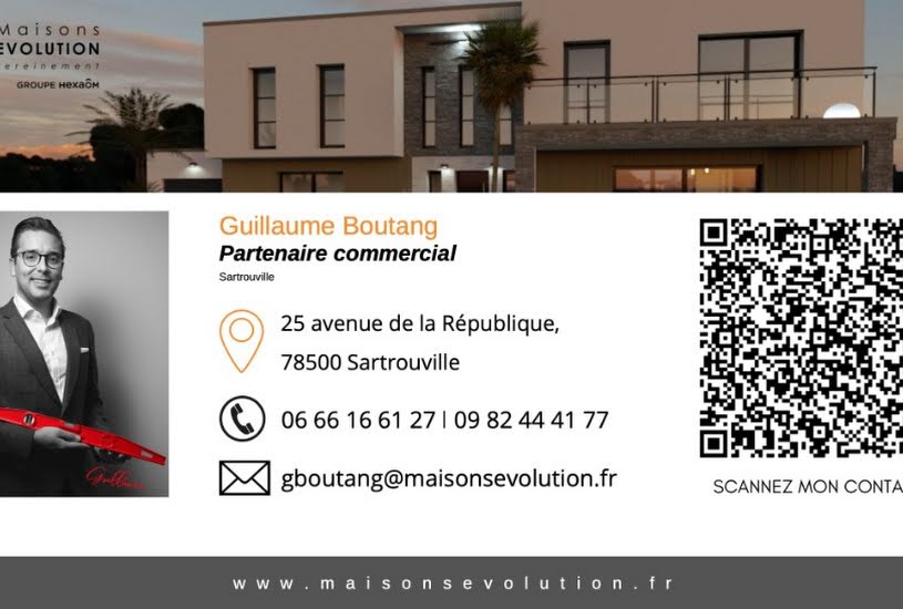  Vente Terrain + Maison - Terrain : 438m² - Maison : 141m² à Rueil-Malmaison (92500) 