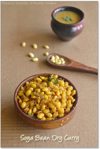 Soya Bean Dry Curry Recipe Soya Bean Dry Curry Recipe