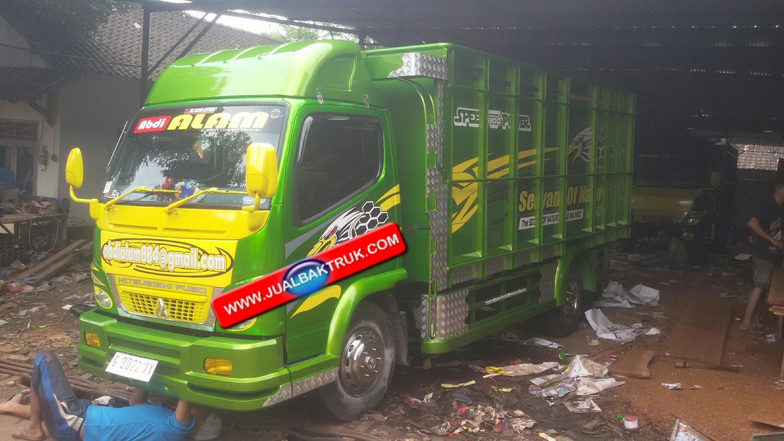  Bak  Truk  Warna Hijau  Pesanan Juragan dari Pemalang Jual 