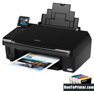 Reset Epson TX550W printer by Epson resetter