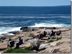 Schoodic Point with David, Sharon, Gin, Tricia and Dan