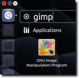 GIMP openen