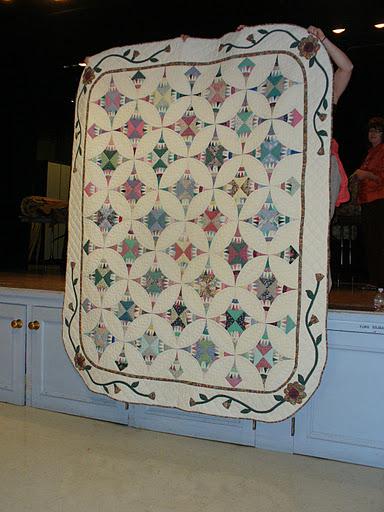 She called this an Indian Wedding Ring Quilt. Everyone wanted the pattern,