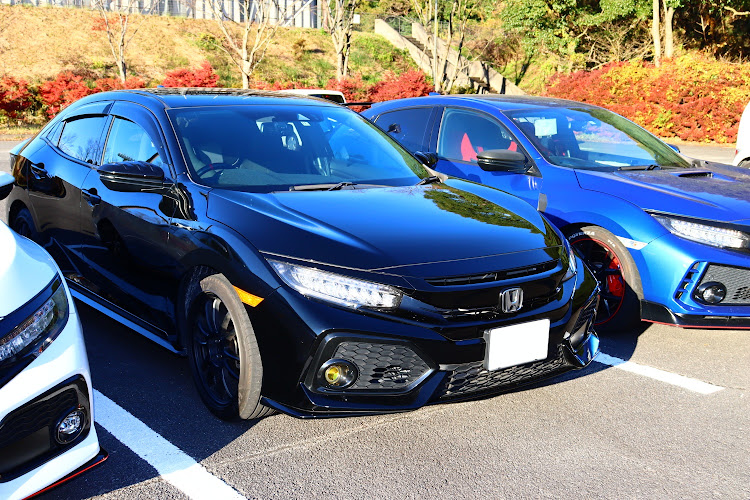 シビックタイプRの物凄く可愛いシビック・姫プ・臼杵市総合運動公園・地元のメンバーやっぱ落ち着く説・FK7に関するカスタム事例の投稿画像7枚目