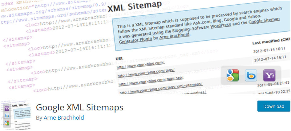 Google XML Sitemaps plugin