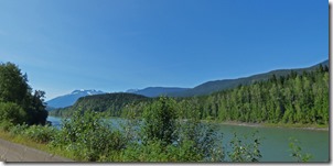 Skeena River along Yellowhead Highway between Kitwanga and Terrace