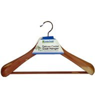 Household Essentials CedarFresh Deluxe Cedar Coat Hanger with Fixed Bar