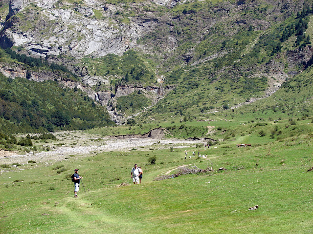 senderismo - Valle de Pineta - Cascada Cinca - Cascada de La Larri - Llanos de La Larri