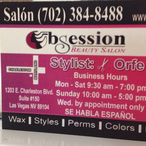 Obsession Beauty Salon logo