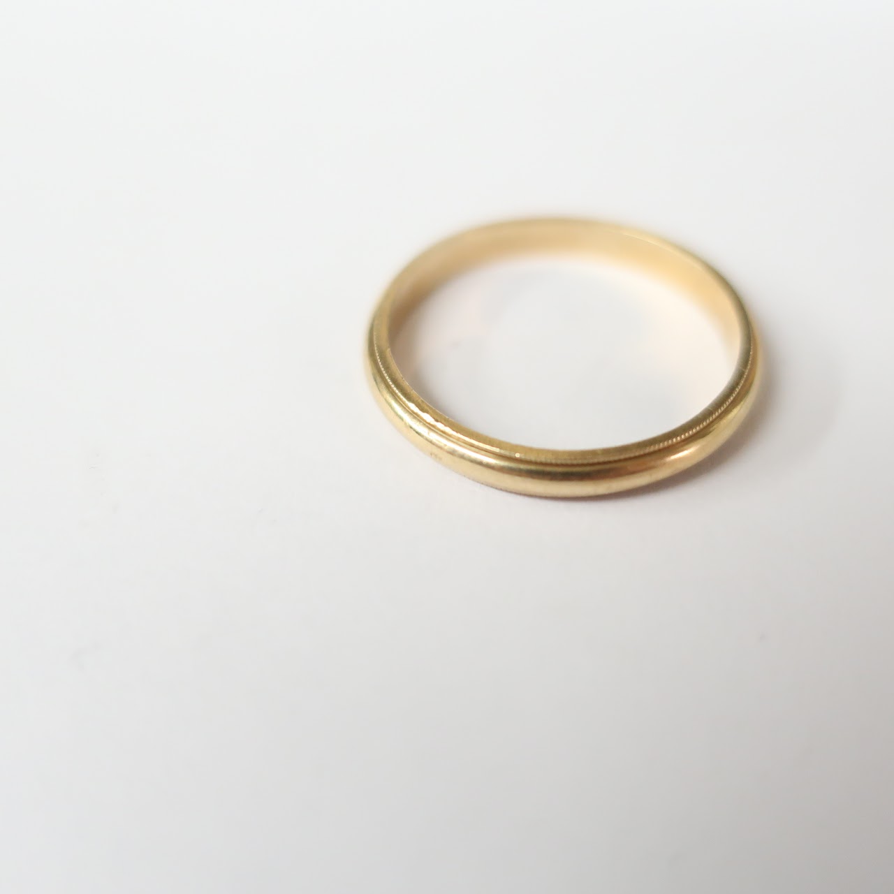 14K Gold Band Ring