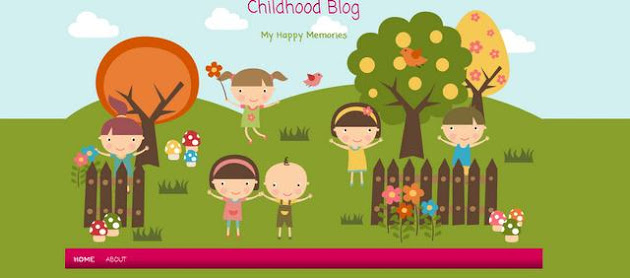 Childhood Memory Blogger Template Childhood Memory Blogger Template