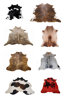 Cowhide rugs from City Cows