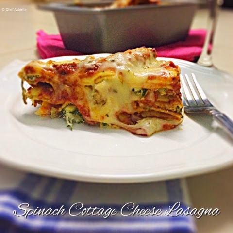 Chef Al Dente Spinach Cottage Cheese Lasagna