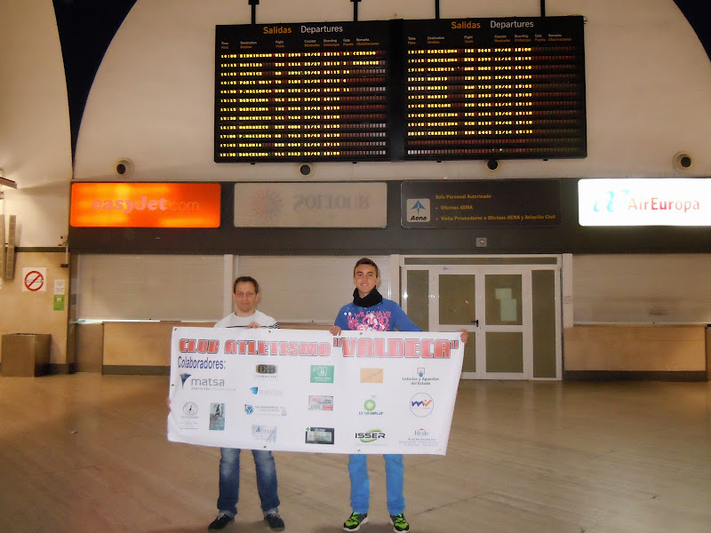 Santiago González Carranza, del club de atletismo Valdeca, participó en el campeonato de España de atletismo en pista cubierta.