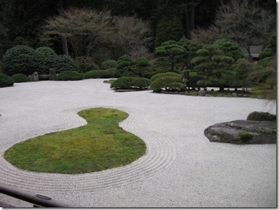 IMG_2598 Flat Garden at the Portland Japanese Garden at Washington Park in Portland, Oregon on February 27, 2010