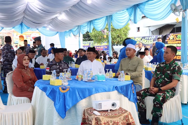 Kapolres Tanjungbalai Hadiri Kegiatan Gebyar Yatim dalam Rangka  HUT Ke 19 Lanal TBA