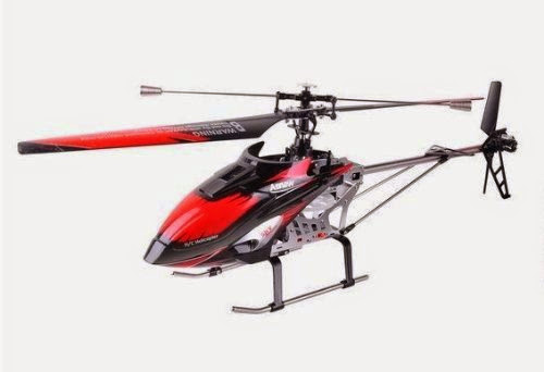 Red and Black Cool Wltoys V913 Large Alloy 70cm 2.4G 4CH RC Remote Control Helicopter with Gyro