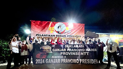 Noel Ketum Jokowi Mania Lantik Pengurus DPD Jokowi Mania dan Deklarasi Ganjar Pranowo for President