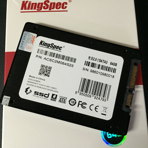 KingSpec SSD Rear