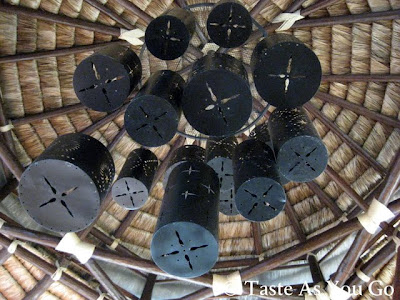 Light Fixture at La Roca Restaurant at Grand Solmar Land's End Resort & Spa in Cabo San Lucas, Mexico - Photo by Taste As You Go