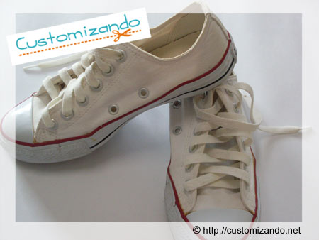 customizar tenis branco