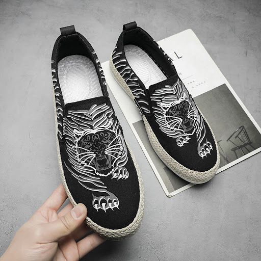 Title 7, Mens Chinese Style Casual Slip-on Cloth Shoes ...