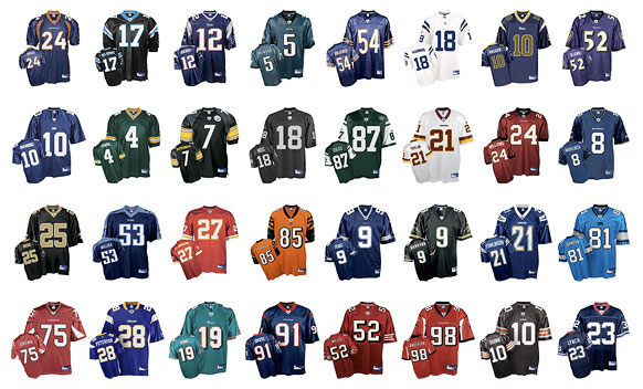 every nfl jersey