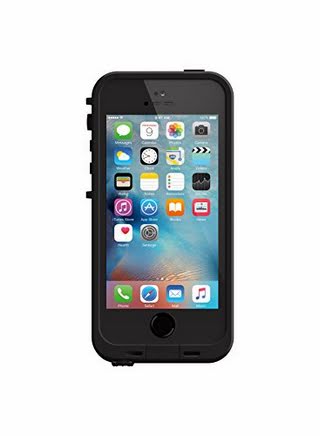 LifeProof FRE SERIES Waterproof Case for iPhone 5/5s/SE - Retail Packaging - BLACK