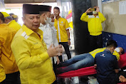 Sambut HUT Ke 57 Tahun, Partai Golkar Medan Gelar Donor Darah, Segini Targetnya