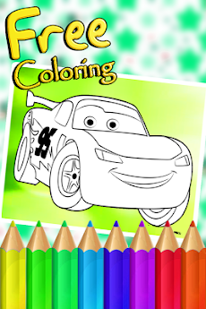 Mcqueen Cars Coloring Bookのおすすめ画像4