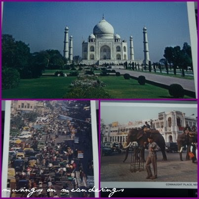 postcards, postcard perfect, India, postcrossing 