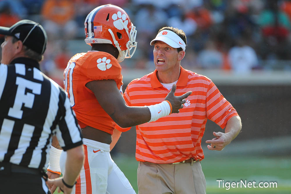 Orange and White Game Photos - 2012, Brent Venables, Football, Orange and White