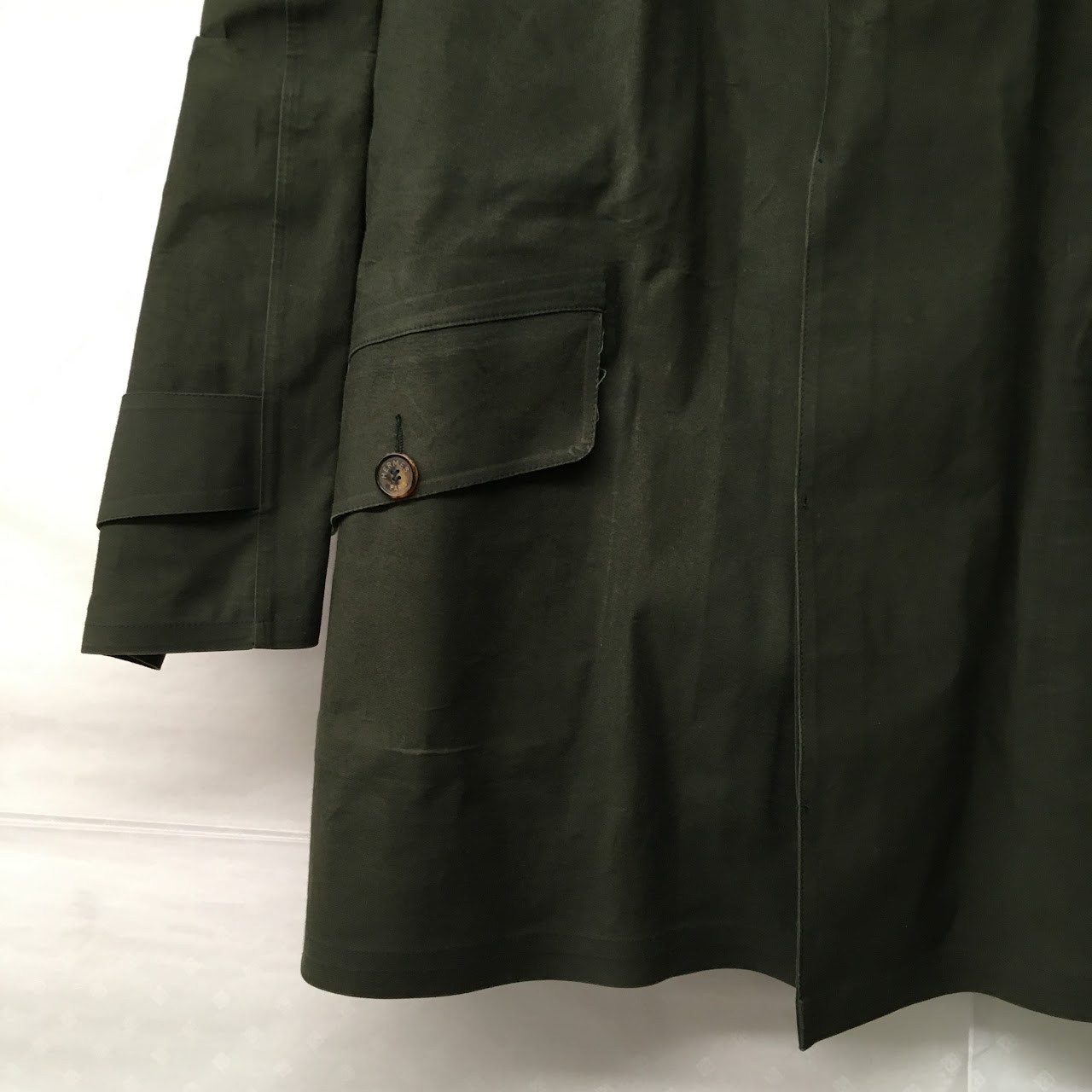 Hermès Olive Green Rain Coat